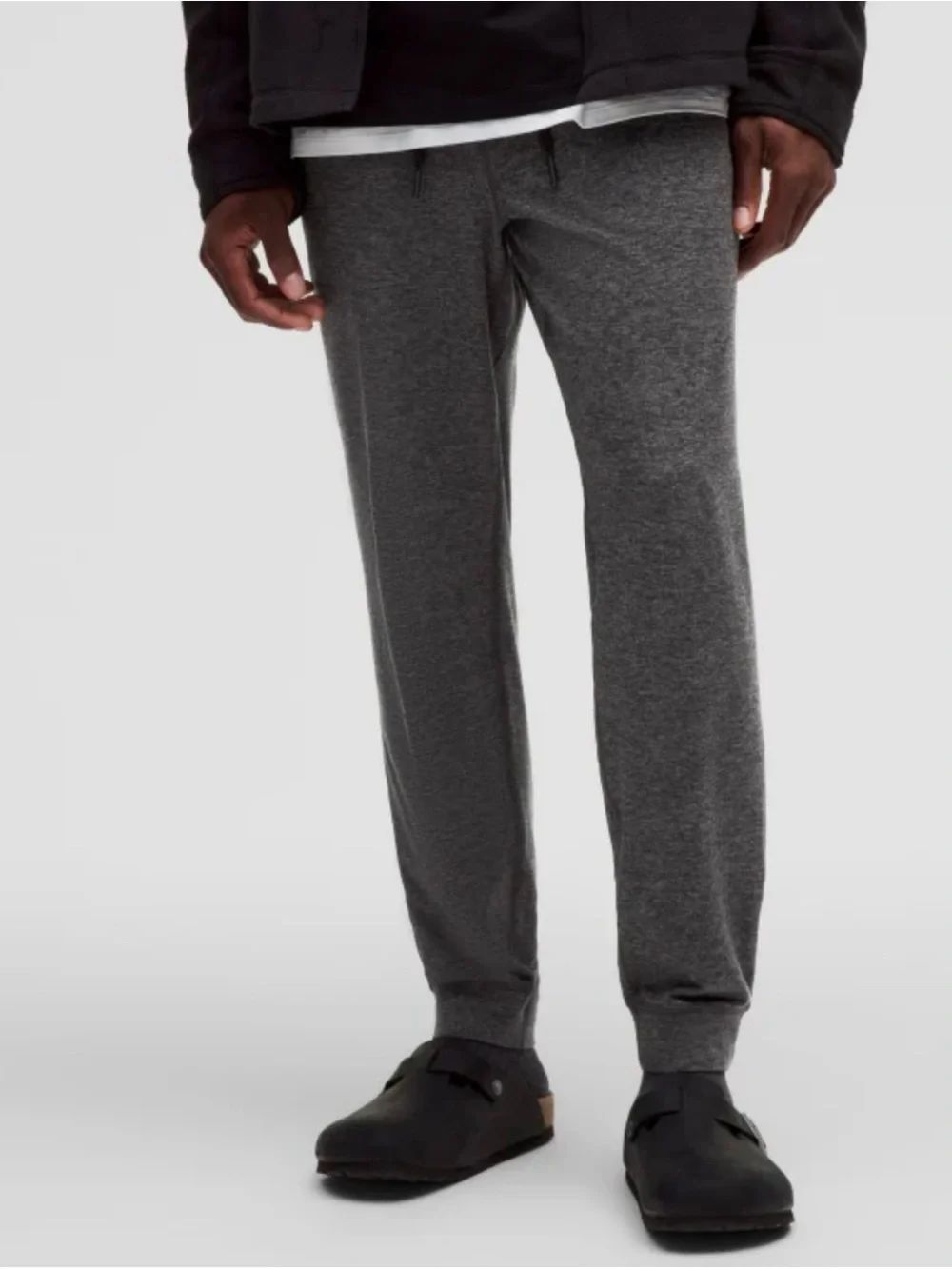 Lululemon Soft Jersey Jogger in Heathered Black Size XXL ~ excellent